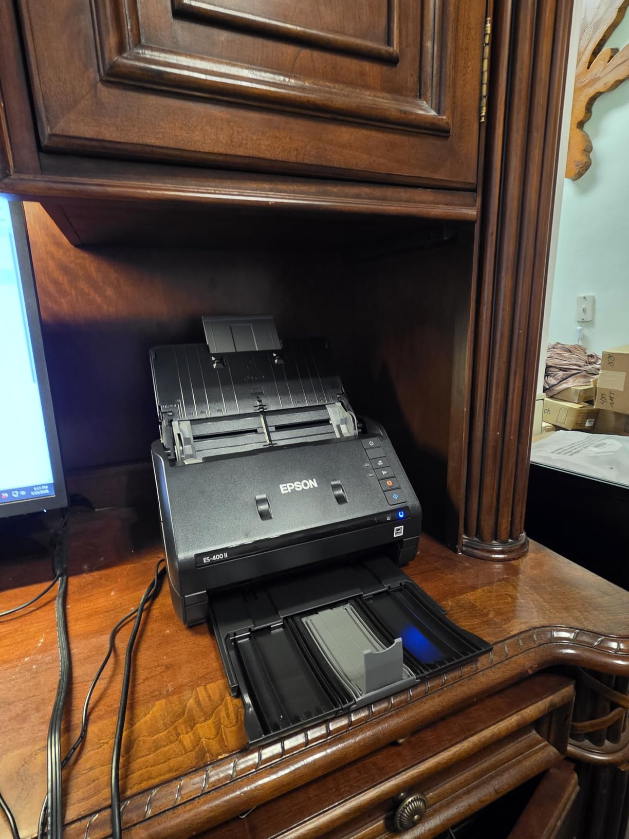 Epson Workforce ES-400 II High-Speed Color Duplex Desktop Document Scanner | For Computers including PC and Mac with Auto Document Feeder and Image Adjustment Tools customer photo 1