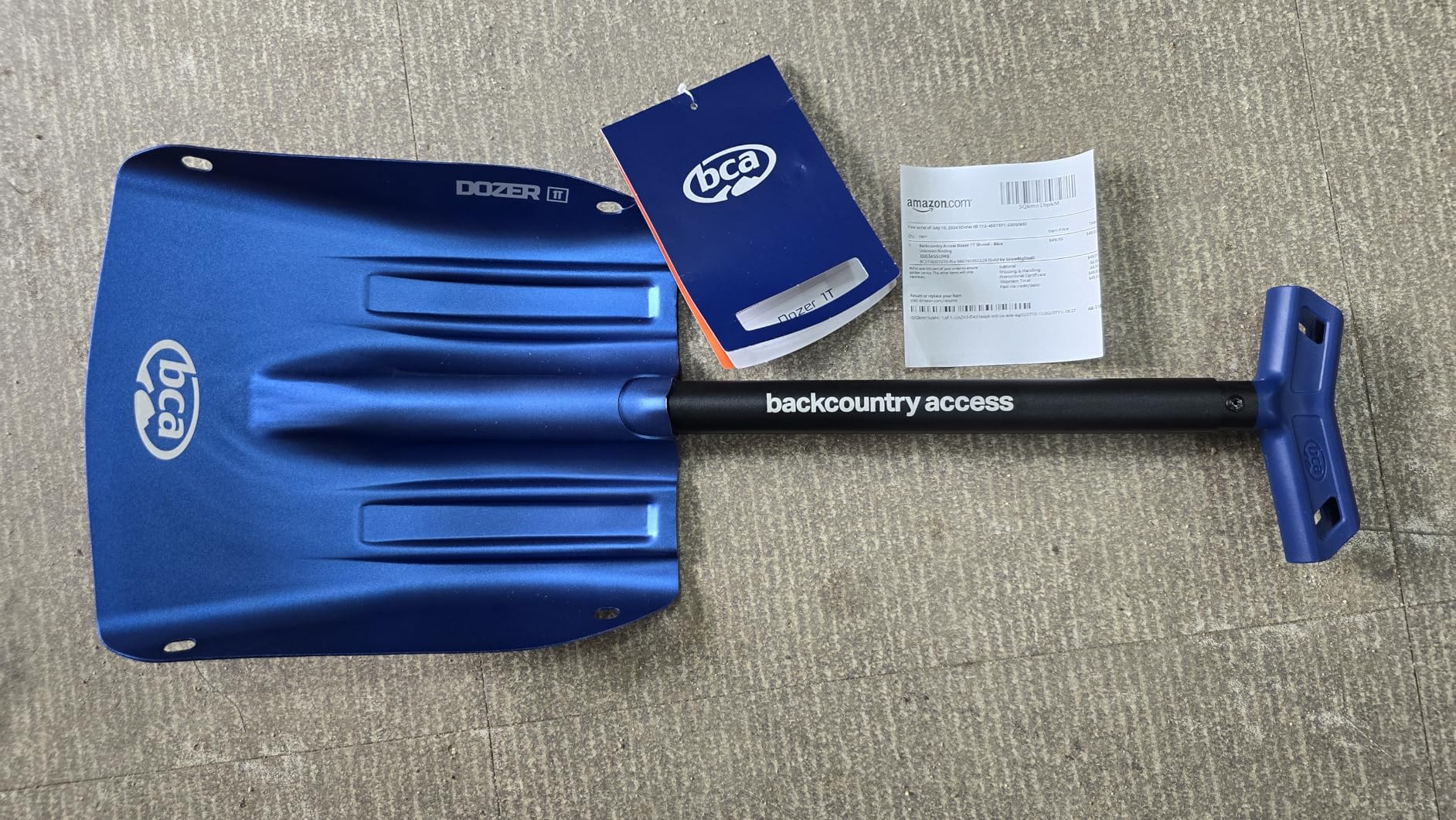 Backcountry Access BCA Dozer Shovel for Snow Avalanche Rescue - 1T - Blue customer photo 2