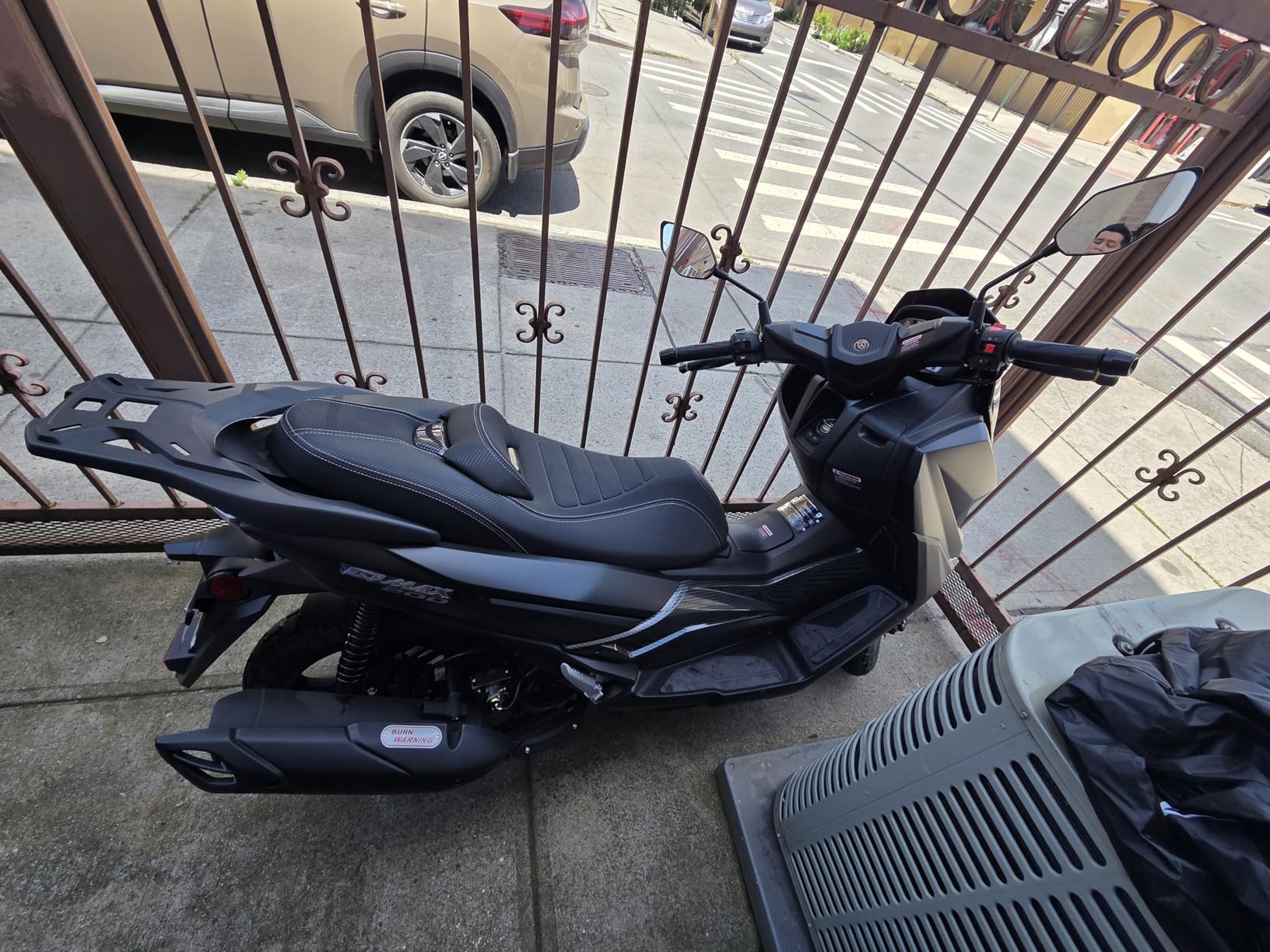 SECELES Heavy Duty Motorcycle Cover Fits up to 86