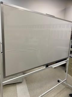 Large Rolling Whiteboard on Wheels 72