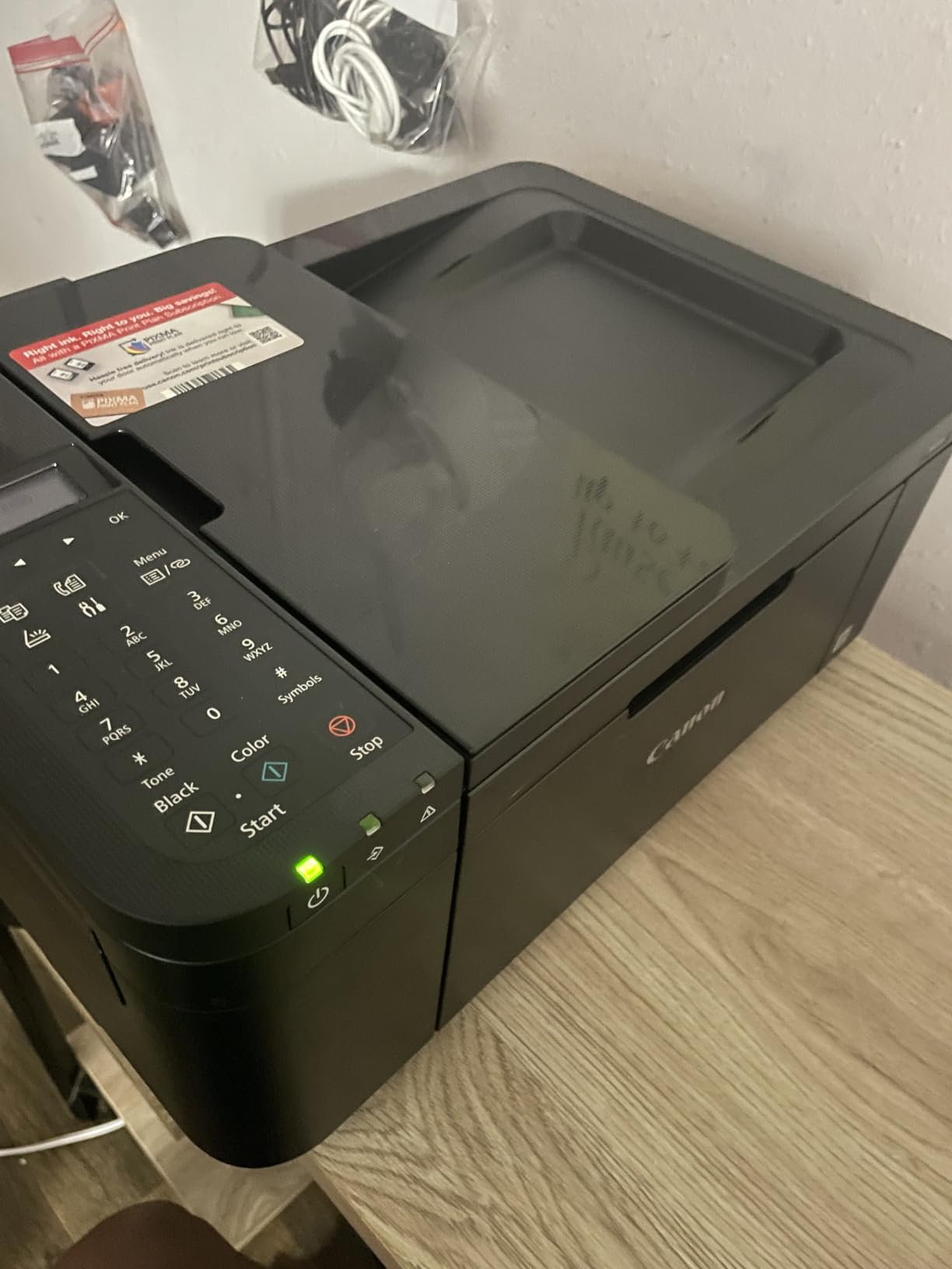 Canon PIXMA TR4720 All-in-One Wireless Printer, Home Use with Auto Document Feeder, Mobile Printing and Built-in Fax, Black customer photo 1