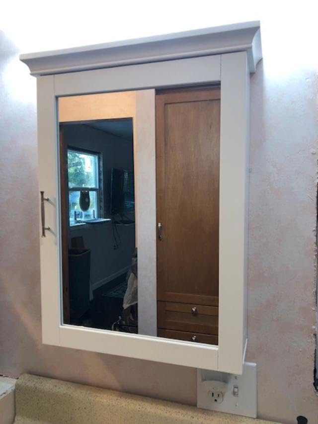 RiverRidge Somerset Bathroom Wall Mount Medicine Cabinet with Mirror, White | Bath Storage Cabinet with Adjustable Interior Shelf and Soft Close Hinges customer photo 2