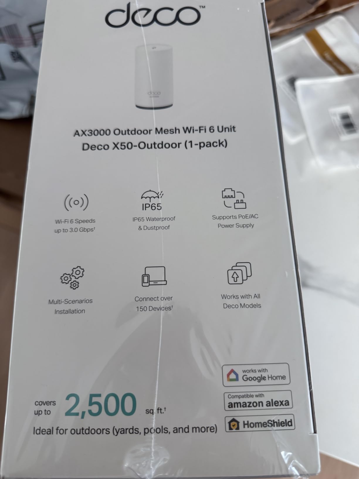 TP-Link Deco X55 AX3000 WiFi 6 Mesh System - Covers up to 6500 Sq.Ft, Replaces Wireless Router and Extender, 3 Gigabit Ports per Unit, Supports Ethernet Backhaul, Deco X55(3-Pack) customer photo 5