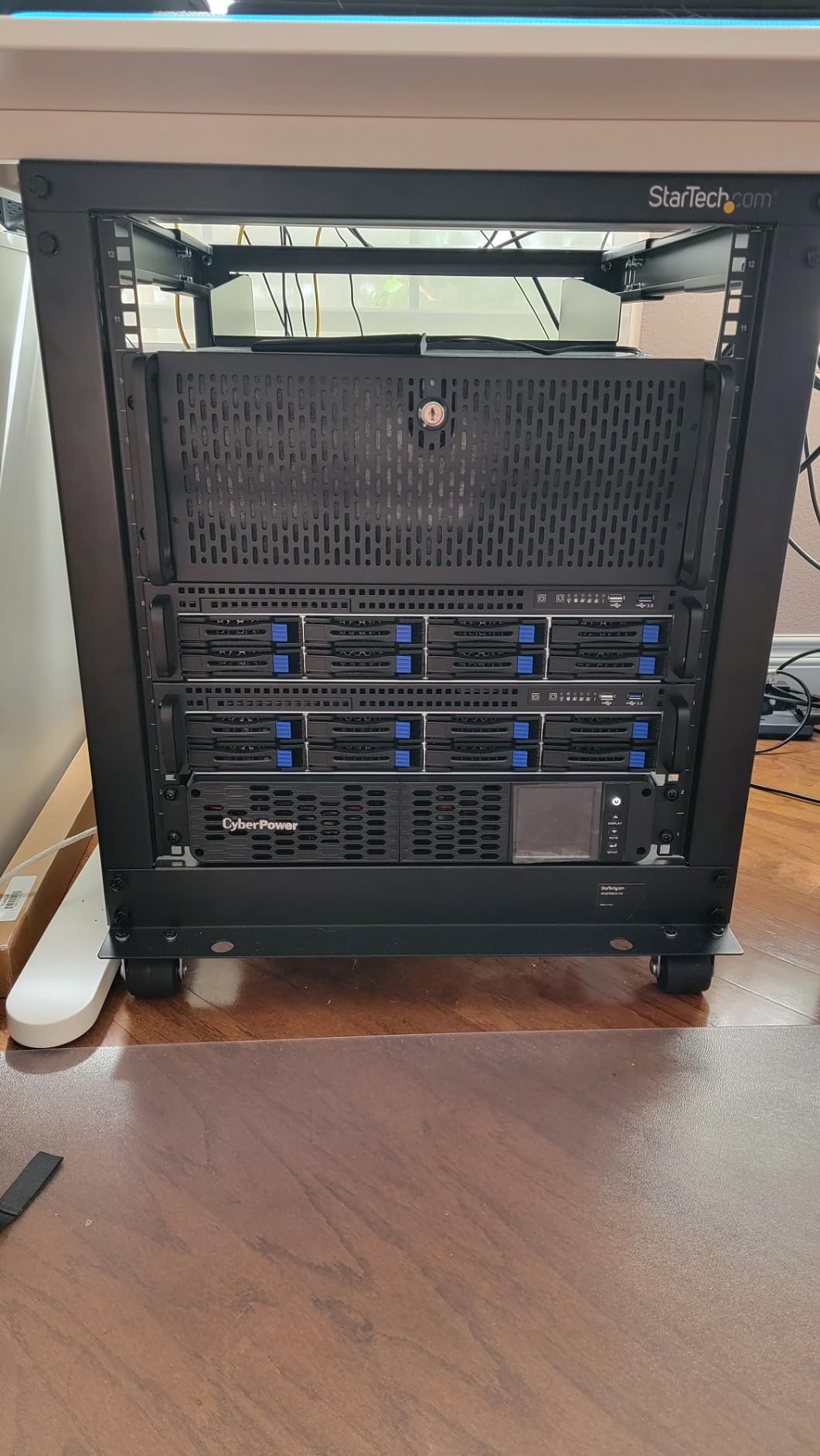 CyberPower CP1500PFCRM2U PFC Sinewave UPS Battery Backup, 1500VA/1000W, 8 Outlets, AVR, Short Depth 2U Rackmount, UL Certified customer photo 1