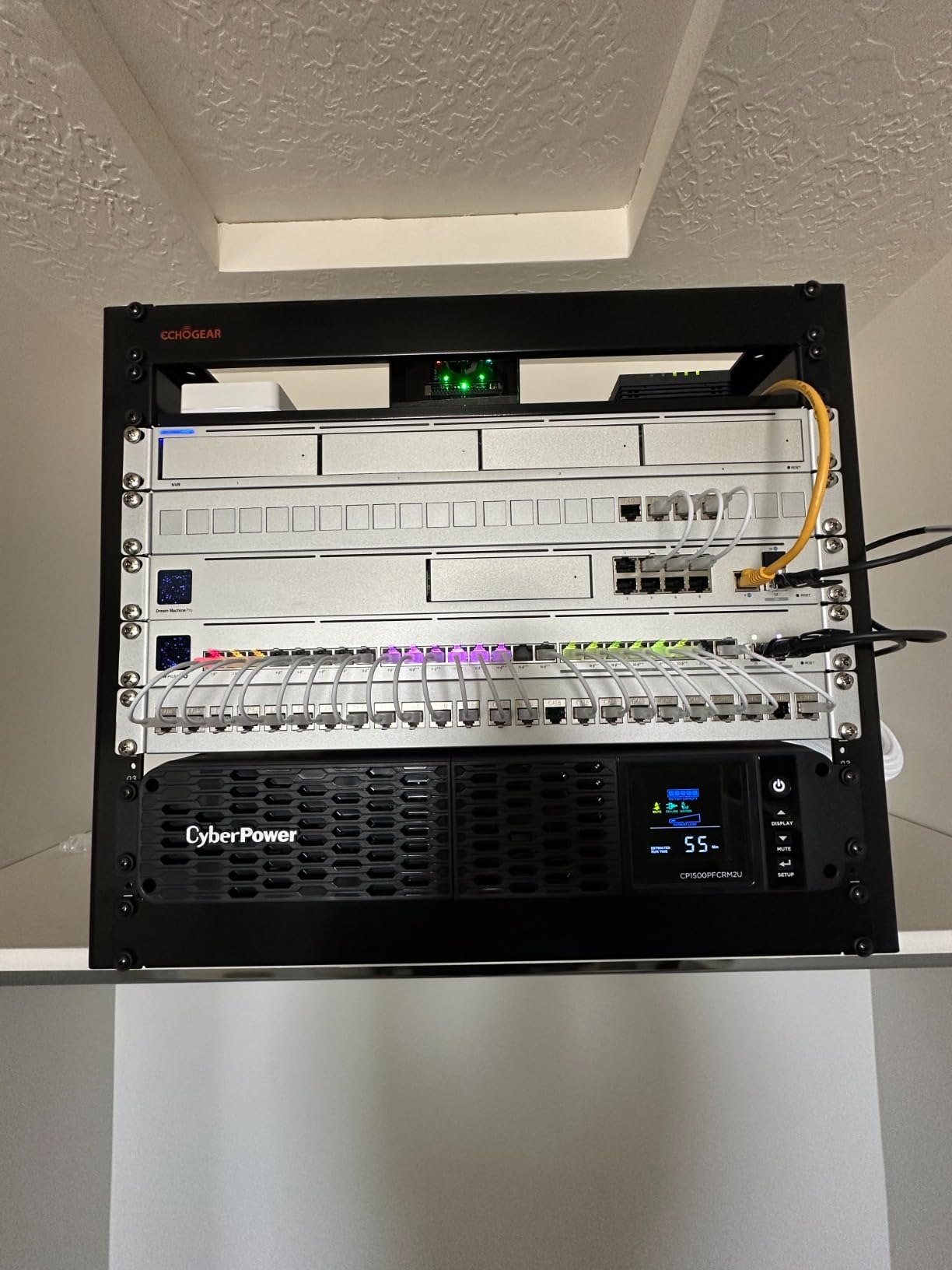 CyberPower CP1500PFCRM2U PFC Sinewave UPS Battery Backup, 1500VA/1000W, 8 Outlets, AVR, Short Depth 2U Rackmount, UL Certified customer photo 2