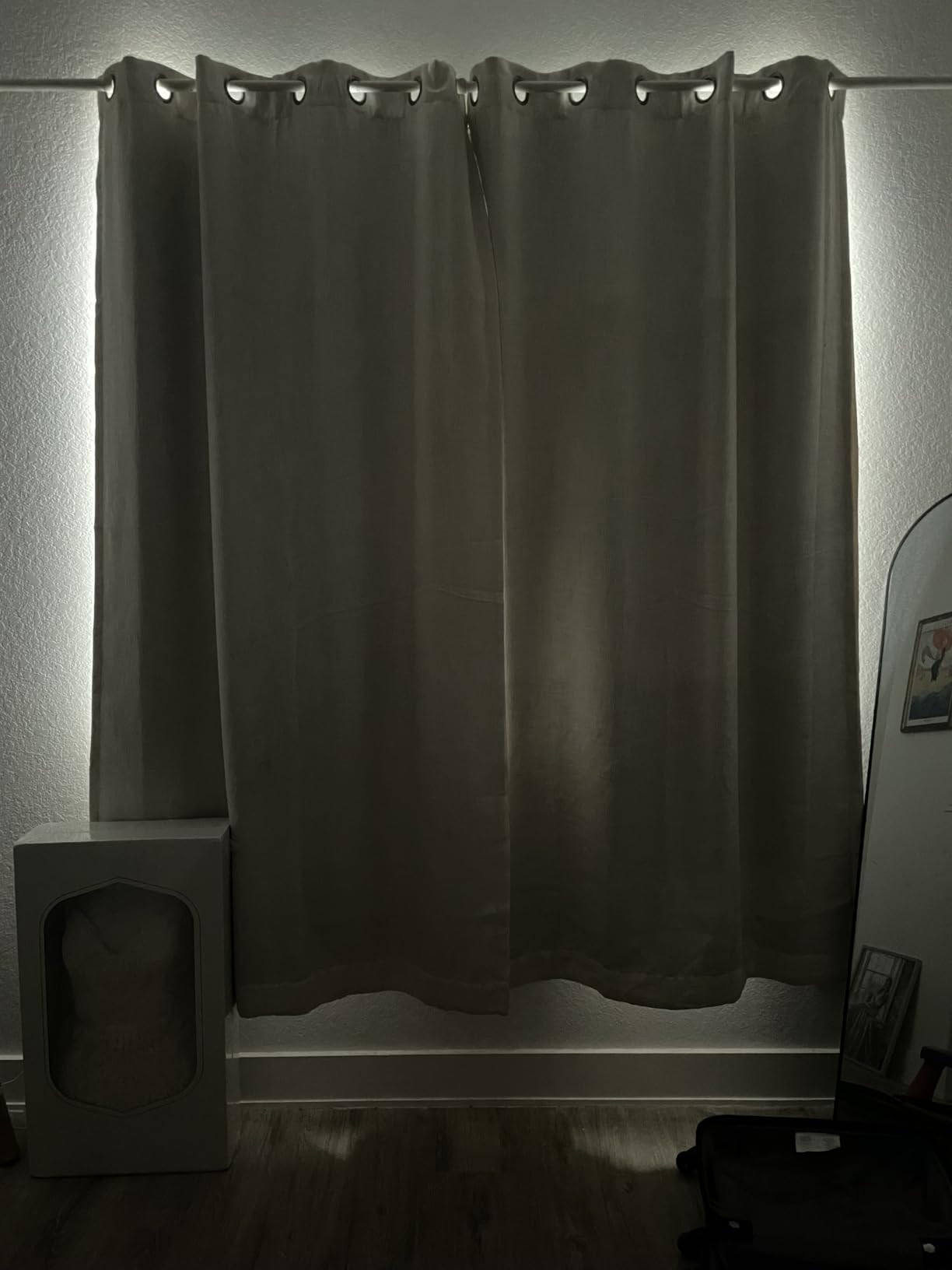 Boolegon Cordless Blackout Roller Shades for Windows, Black, Custom Size | Free-Stop Linen Shades with Valance, Thermal Insulated Fabric, UV Protection Roller Blinds for Home, Office customer photo 2