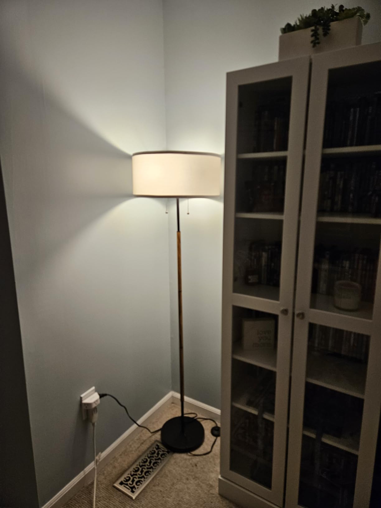 2-Light 3 Color Temperature Mid Century Floor Lamp for Living Room | 61