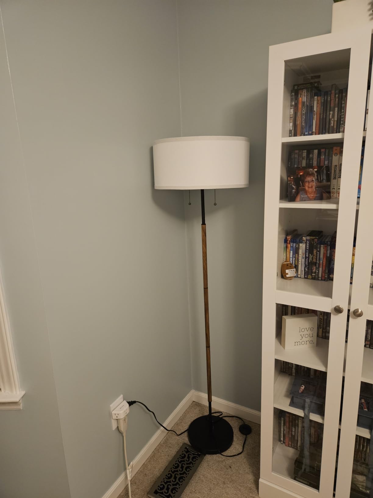 2-Light 3 Color Temperature Mid Century Floor Lamp for Living Room | 61