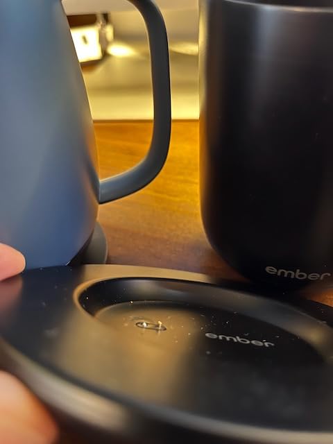 Nextmug - Temperature-Controlled, Self-Heating Coffee Mug (Black - 14 oz.) customer photo 2