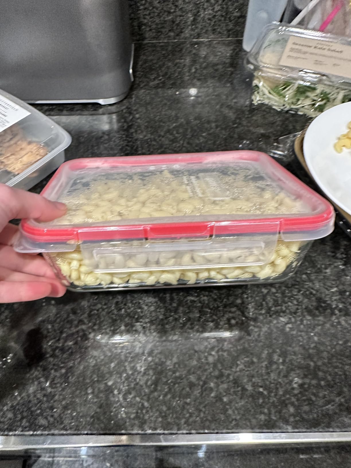Freshlock (5-Pack, 4 Cup) Glass Food Storage Containers Set | Meal prep containers with BPA-free plastic airtight locking lids, freezer, dishwasher, & microwave safe customer photo 1