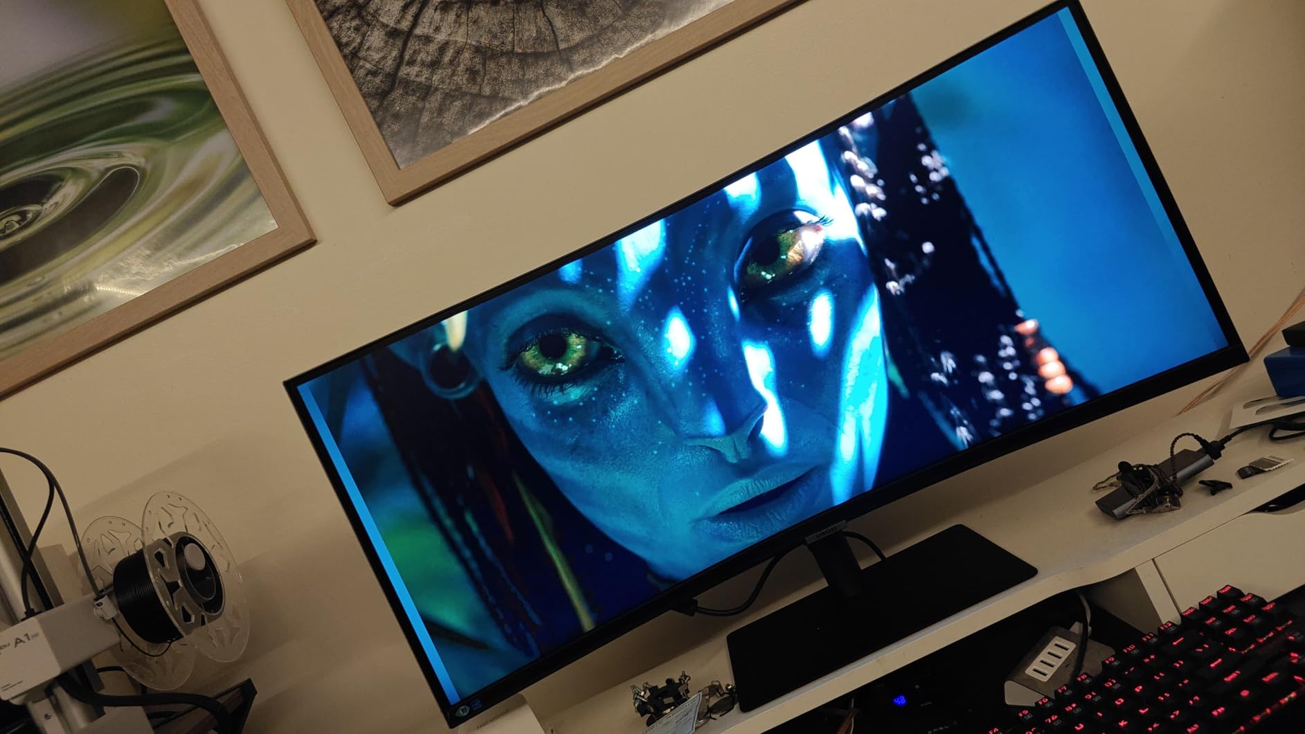 Samsung ViewFinity S65UA 34-Inch Ultrawide QHD Curved Monitor, USB-C, HDR10, Intelligent Eye Care customer photo 1