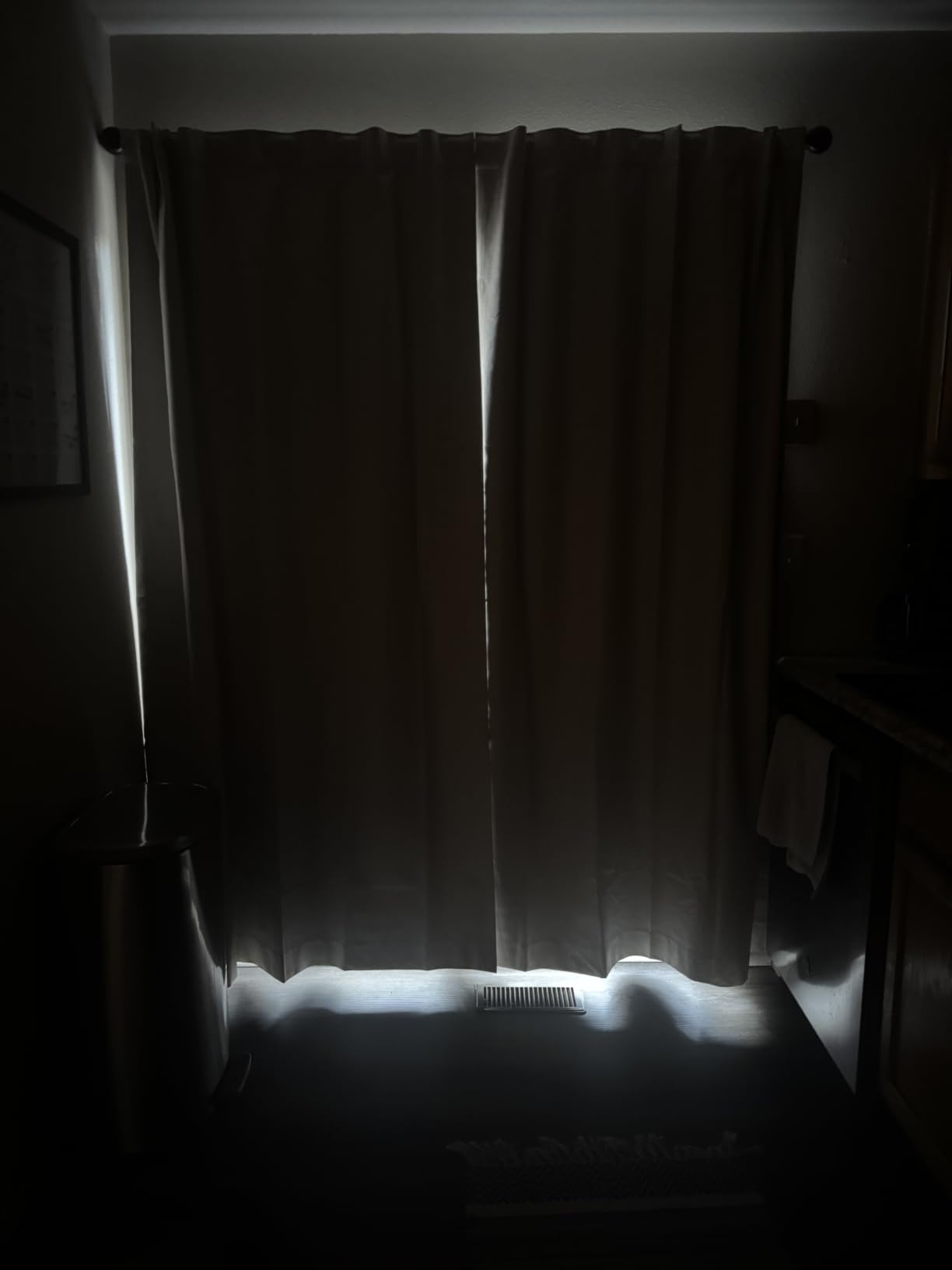 100% Blackout Shield Linen Textured Total Blackout Curtains for Bedroom 84 Inches Long, Back Tab/Rod Pocket Living Room Drapes, Thermal Insulated Blackout Curtains 2 Panels Set, 50
