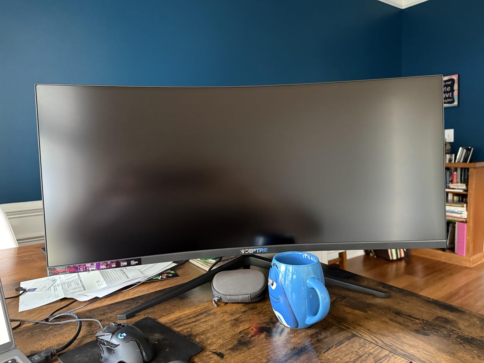 Sceptre 34-Inch Curved Ultrawide WQHD Monitor (3440 x 1440), R1500, up to 180Hz/165Hz, DisplayPort x2, 99% sRGB, 1ms, Built-in Speakers, Machine Black, 2025 (C345B-QUT168) customer photo 1