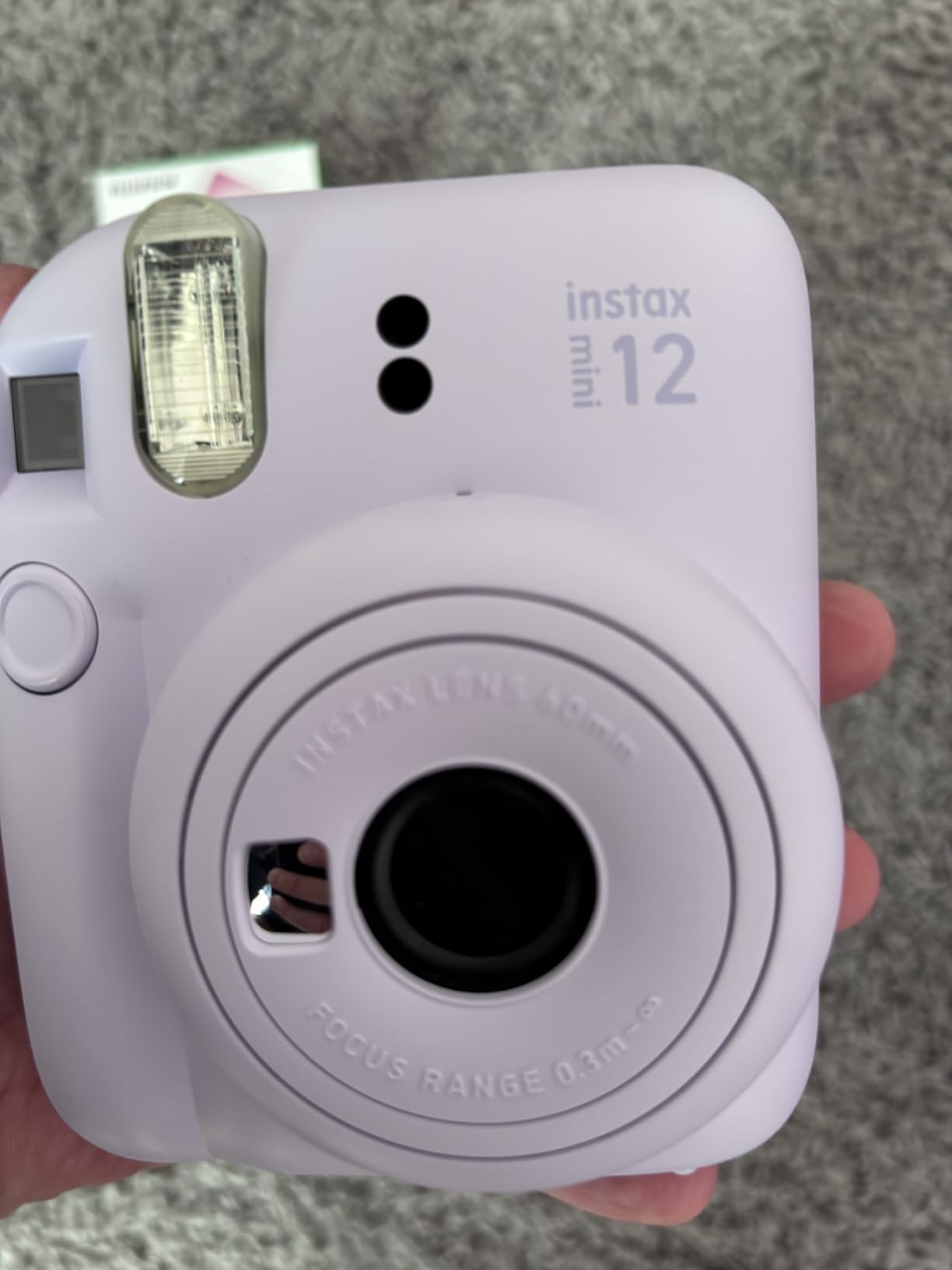 Fujifilm Instax Mini 12 Instant Camera - Lilac Purple | Automatic exposure with selfie mirror and parallax correction for photography, travel and parties customer photo 1