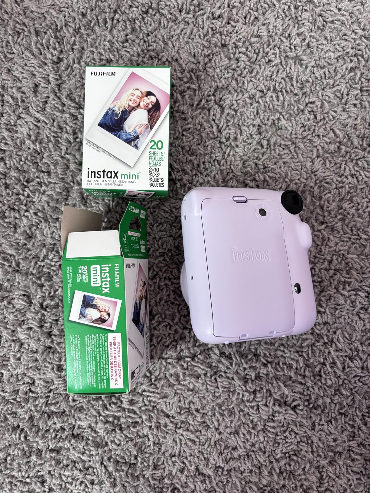 Fujifilm Instax Mini 12 Instant Camera - Lilac Purple | Automatic exposure with selfie mirror and parallax correction for photography, travel and parties customer photo 2