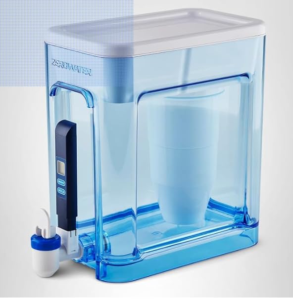 ZeroWater 32-Cup 5-Stage Water Filter Dispenser with Instant Read Out - 0 TDS for Improved Tap Water Taste - IAPMO Certified to Reduce Lead, Chromium, and PFOA/PFOS customer photo 1