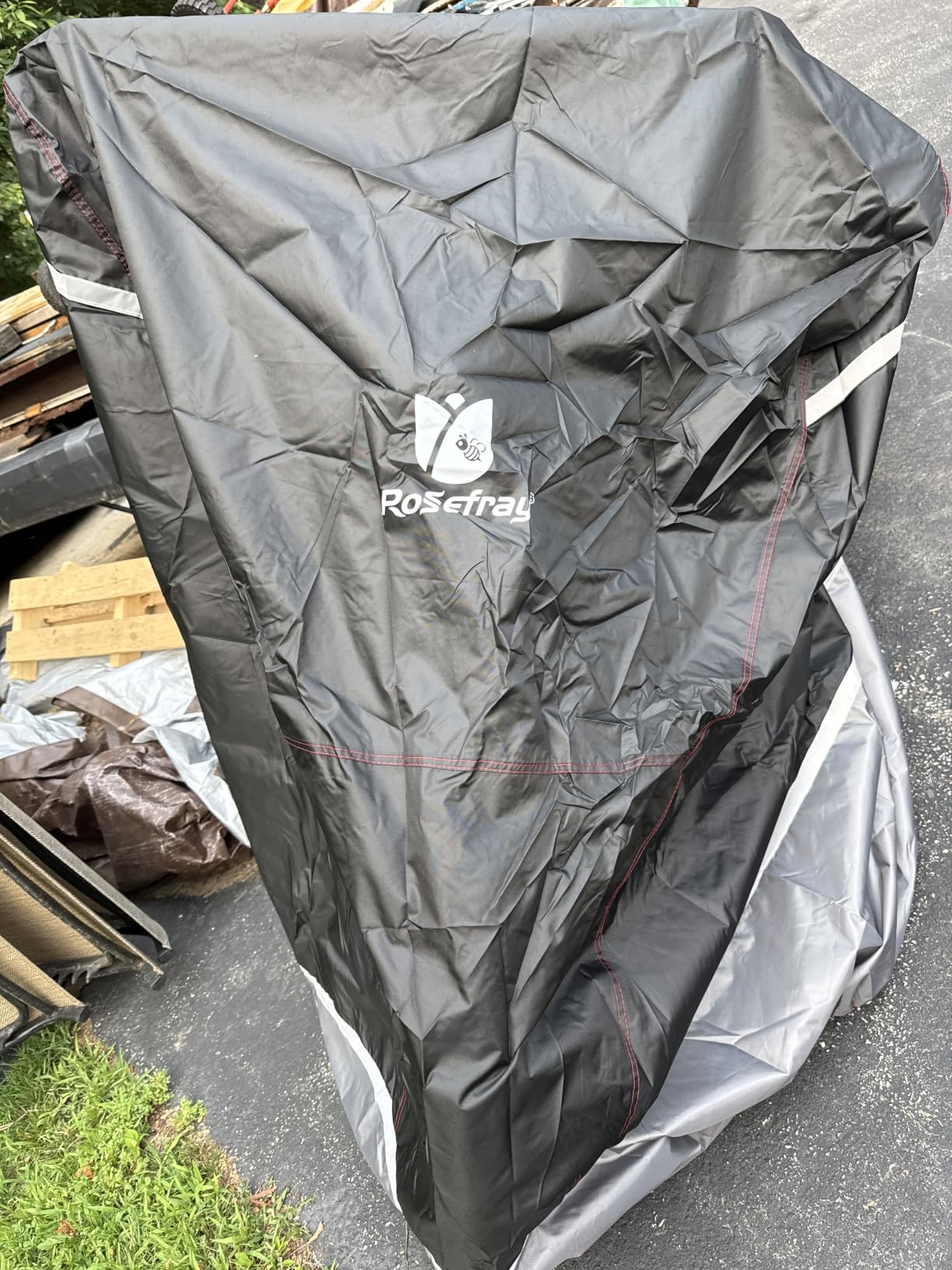 Motorcycle Cover 600D Heavy Duty All Season Universal Weather Waterproof Sun Outdoor Protection Durable Night Reflective 96