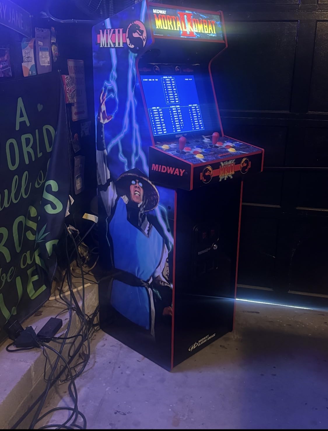 Arcade1Up Mortal Kombat II Deluxe Arcade Machine for Home - 5 Feet Tall - 14 Classic Games customer photo 2