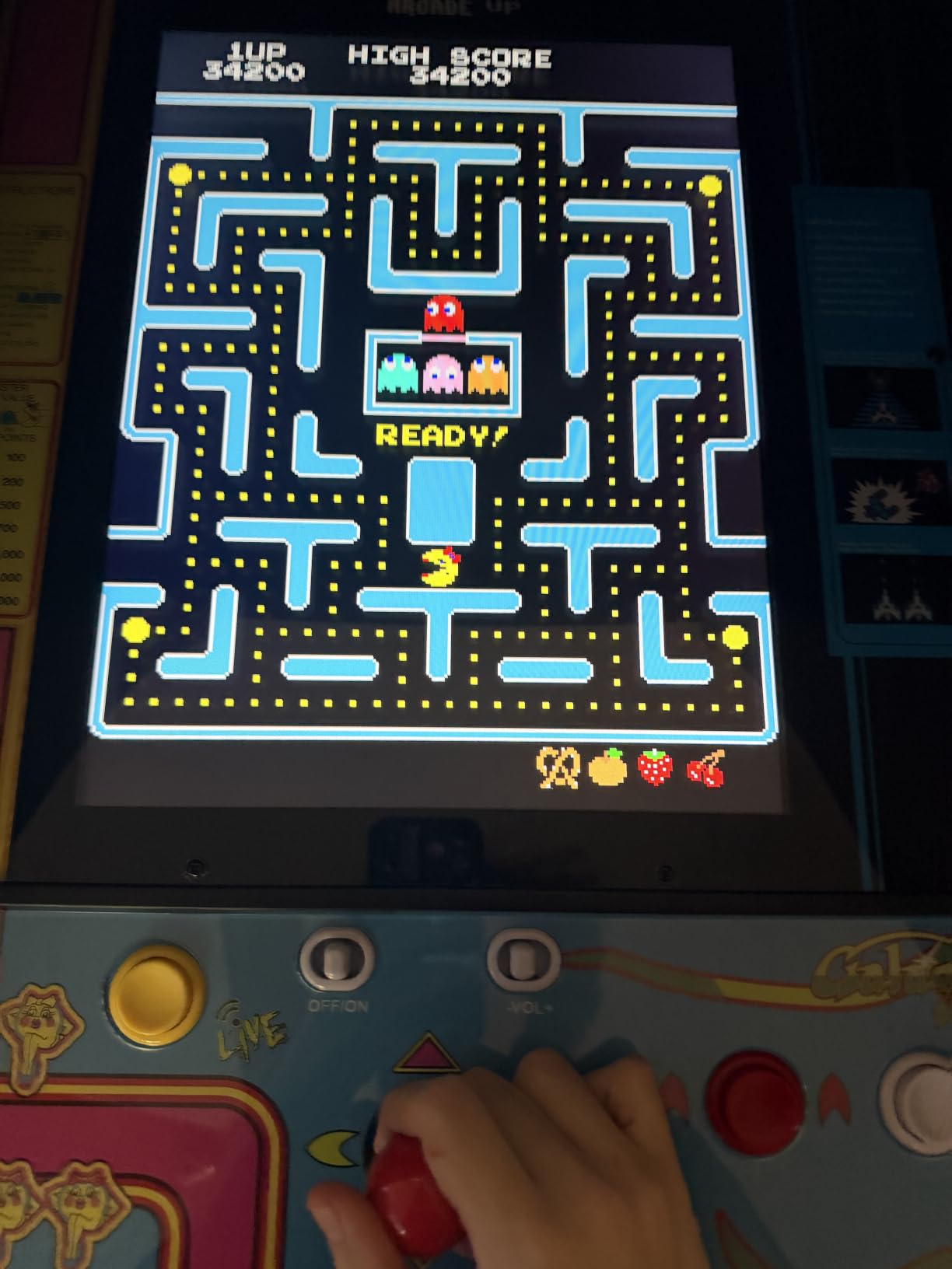 Arcade1Up PAC-Man Deluxe Arcade Machine for Home - 5 Feet Tall - 14 Classic Games customer photo 1