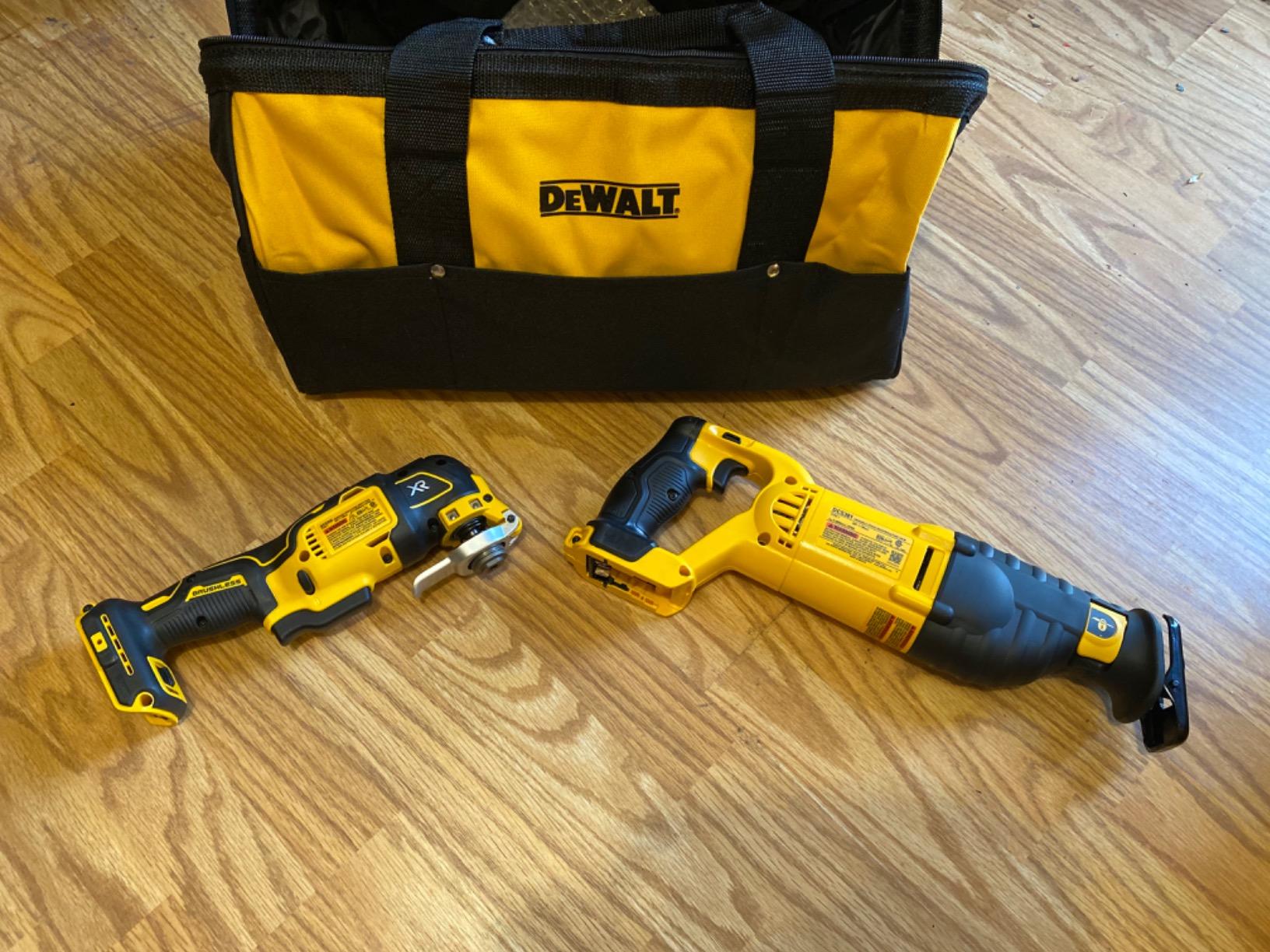 DEWALT 20V MAX Power Tool Combo Kit, 10 Tool Cordless Power Tool Set, 2 Batteries, Charger and 2 Bags Included (DCK1021D2) customer photo 1