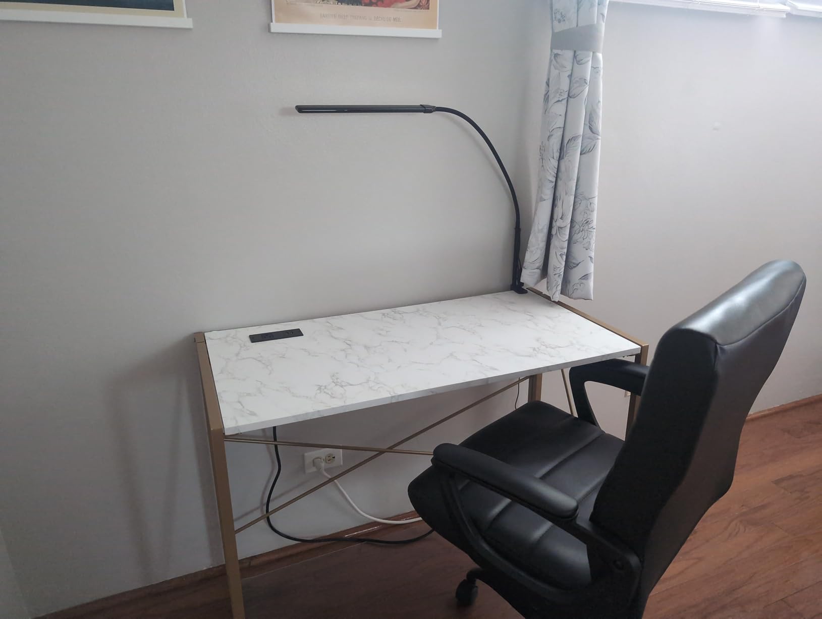 18W 3000LM LED Clamp Desk Lamp | CRI 95 Eye-Caring Light with Remote & Touch Control, 360 Flexible Gooseneck, 3 Color Modes for Home Office(Adapter Included) customer photo 1