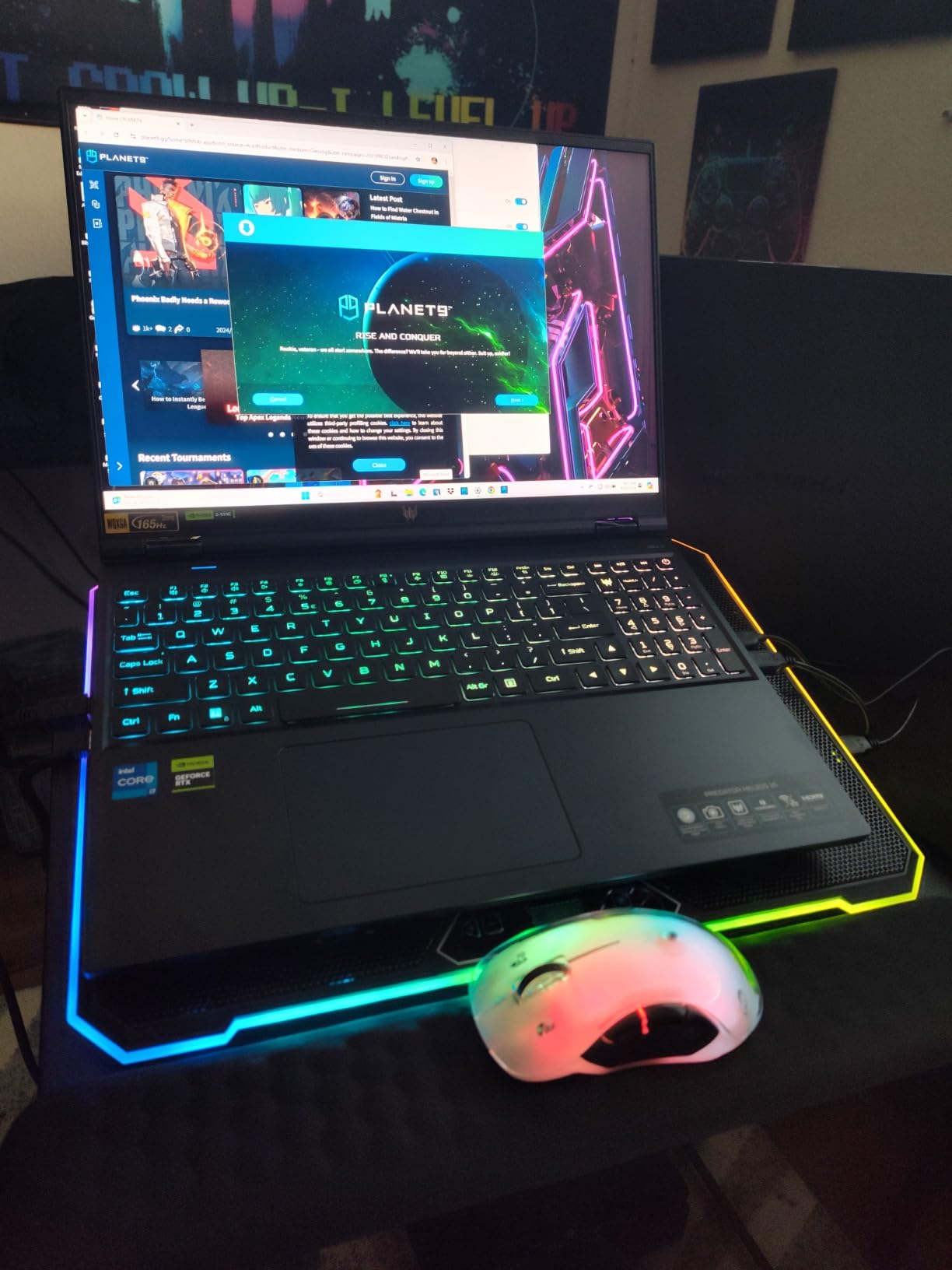 Predator Helios 16 Gaming Laptop, Intel Core i7-13700HX, NVIDIA GeForce RTX 4060, 16 inch 2560 x 1600 165Hz G-SYNC, 16GB DDR5, 1TB Gen 4 SSD, Killer Wi-Fi 6E, Copilot Enabled, PH16-71-71AV customer photo 1