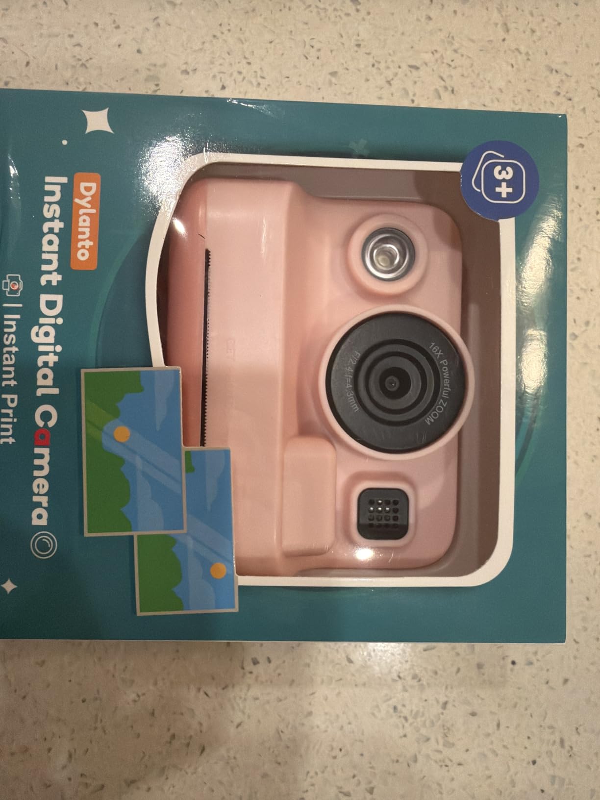 Dylanto Kids Camera Instant Print, 1080P Kids Instant Cameras that Print Photos, Christmas Birthday Gifts for Girls Age 3-12, Portable Toy for 3 4 5 6 7 8 9 10 Year Old Girls Boys Pink customer photo 2