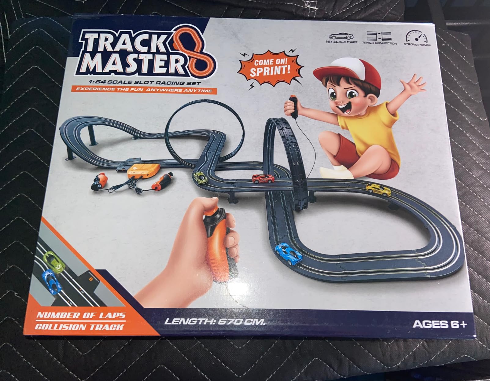Slot Car Race Track Sets for Boys Age 6-12, Electric Track with 4 Slot Cars customer photo 1
