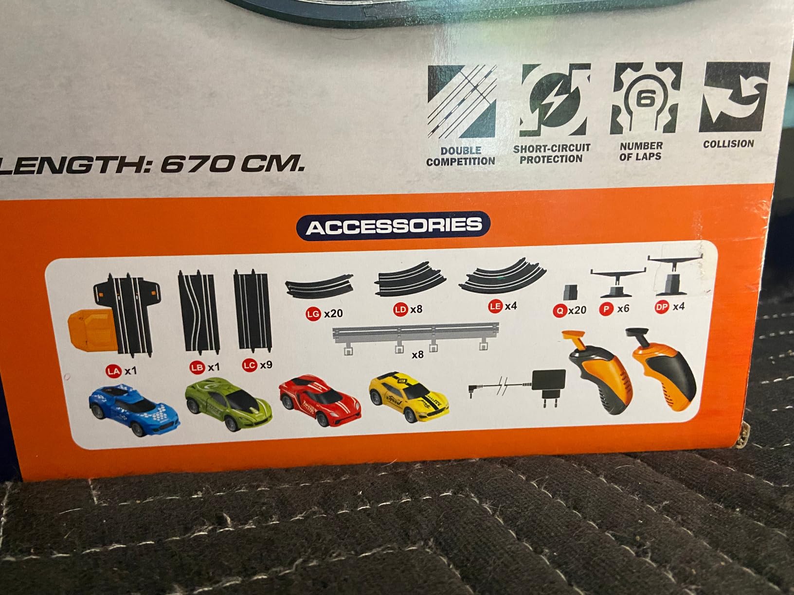 Slot Car Race Track Sets for Boys Age 6-12, Electric Track with 4 Slot Cars customer photo 2