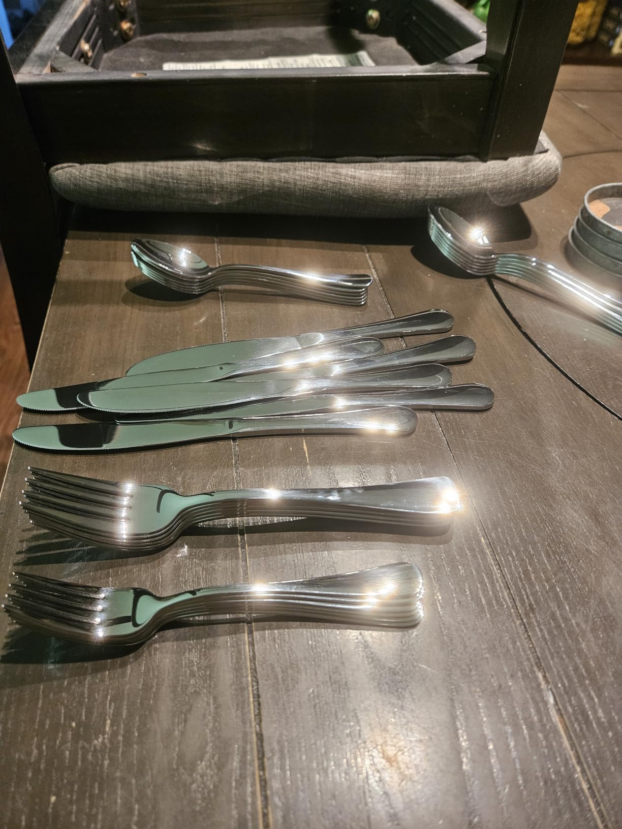 Silverware Set for 12, 60 Piece Stainless Steel Flatware Utensil Cutlery Set | Heavy Duty Steak Knife Fork and Spoon, Dishwasher Safe, Gift Package for Wedding Housewarming customer photo 1