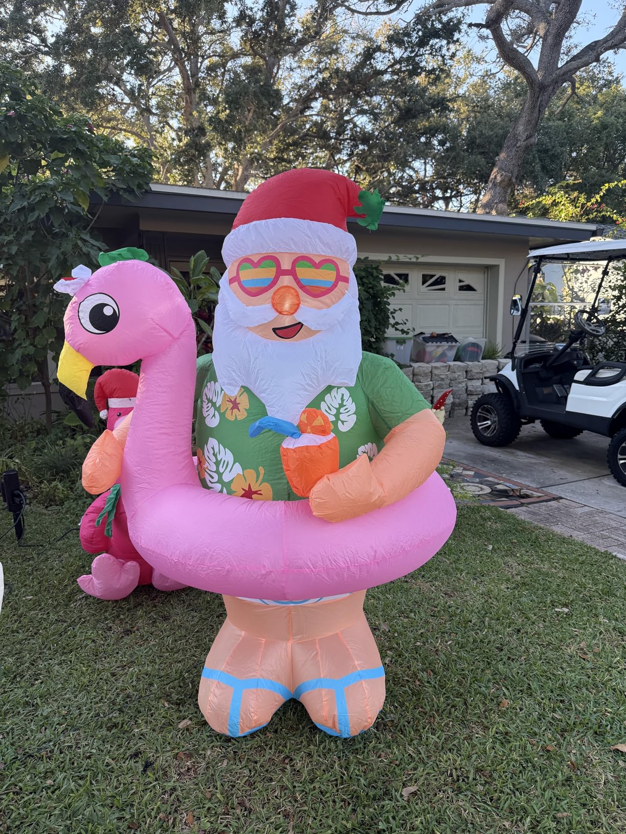 Inflatable Penguin Christmas Yard Decorations 5FT Outdoor Cute Blow up Xmas Decoration with Built-in LED Lights for Indoor Holiday Party Yard Garden Lawn Décor customer photo 2