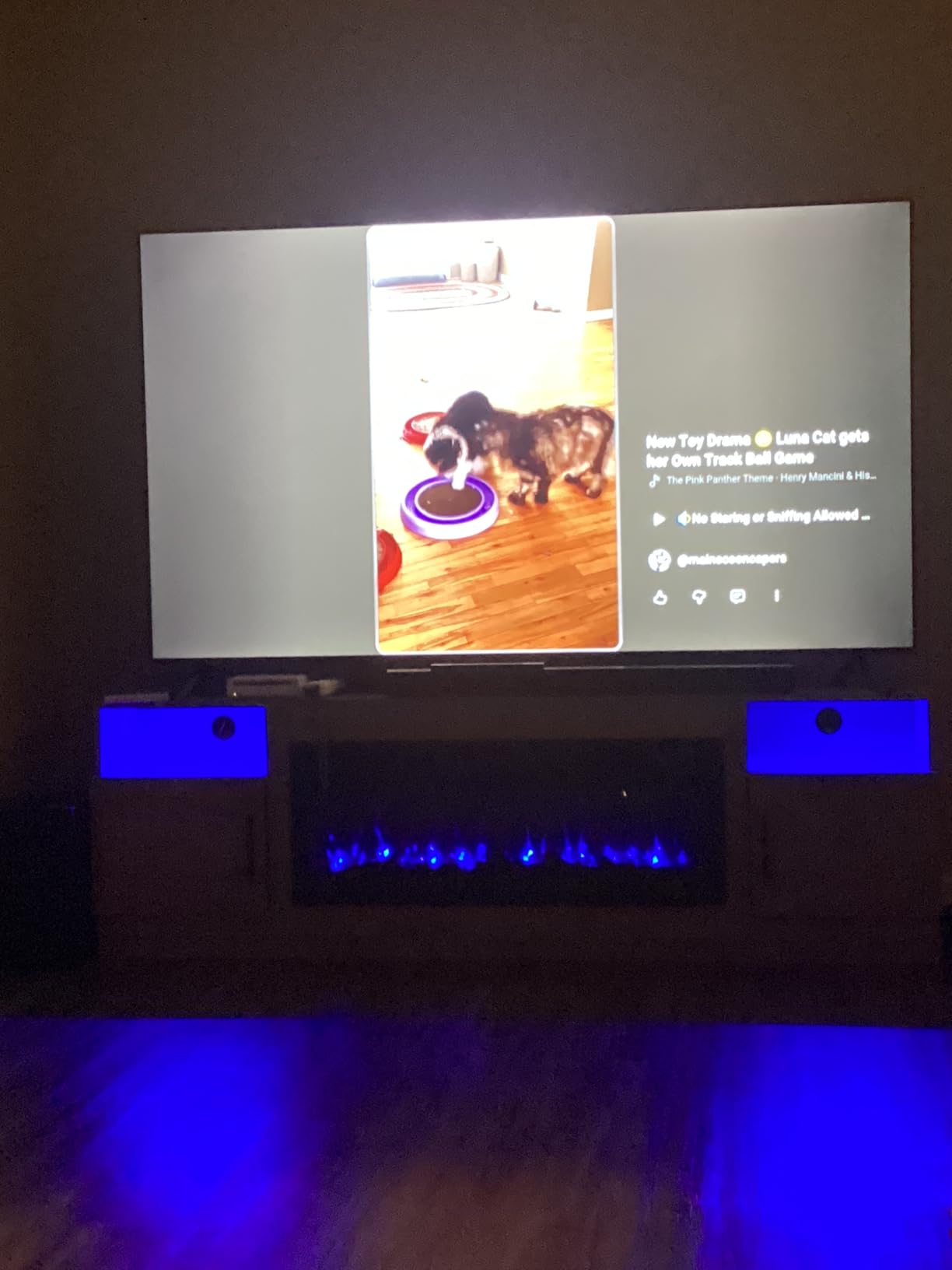 Tavata Fireplace TV Stand Entertainment Center with 36