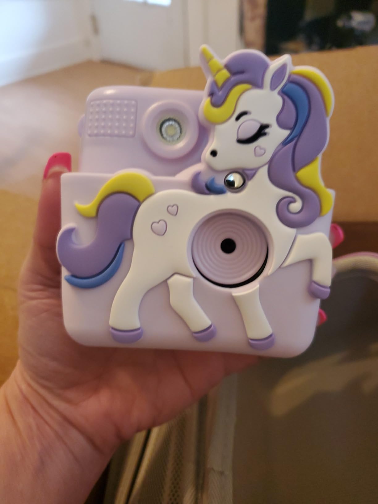 Kids Camera Instant Print,1080P Digital Camera Toy for 3-8 Girls | 2.4