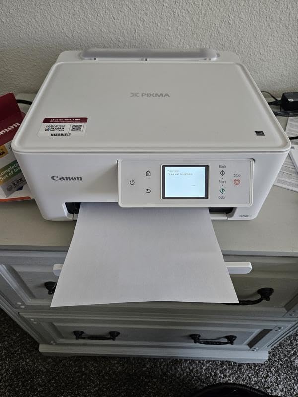 Canon PIXMA TS7720 Wireless All-in-One Color Inkjet Printer - Print, Copy, Scan - Auto Duplex, 2.7