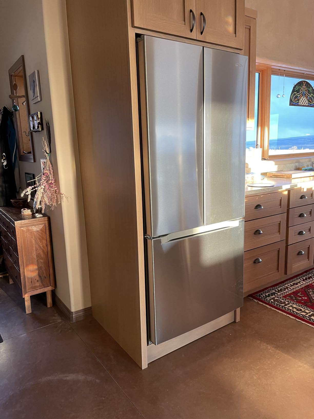 KoolMore 30-Inch and 18.5 cu. ft. Counter Depth French Door Refrigerator with Three Doors and Deep Freezer in Stainless-Steel (KM-RERFDSS-18C) customer photo 2