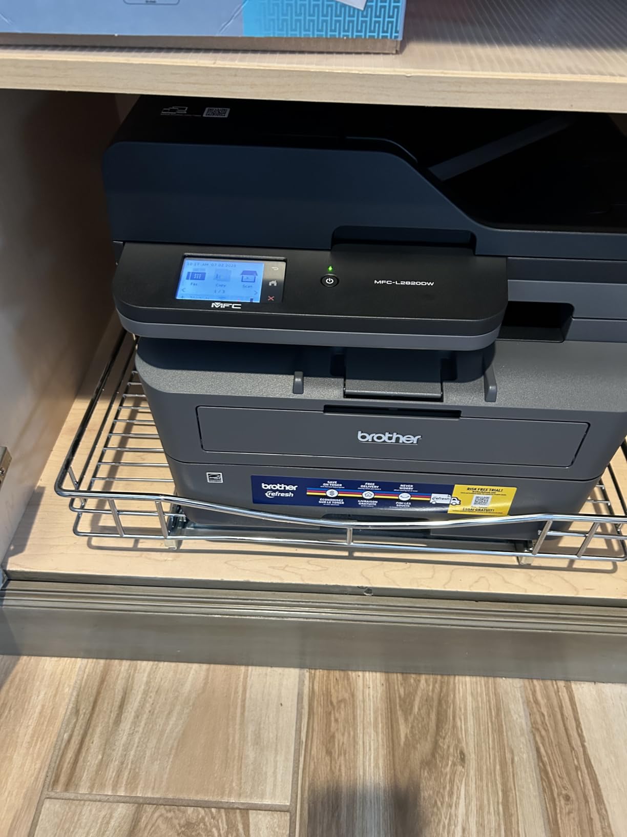 Brother MFC-L2820DW Wireless Compact Monochrome All-in-One Laser Printer with Copy, Scan and Fax, Duplex customer photo 1