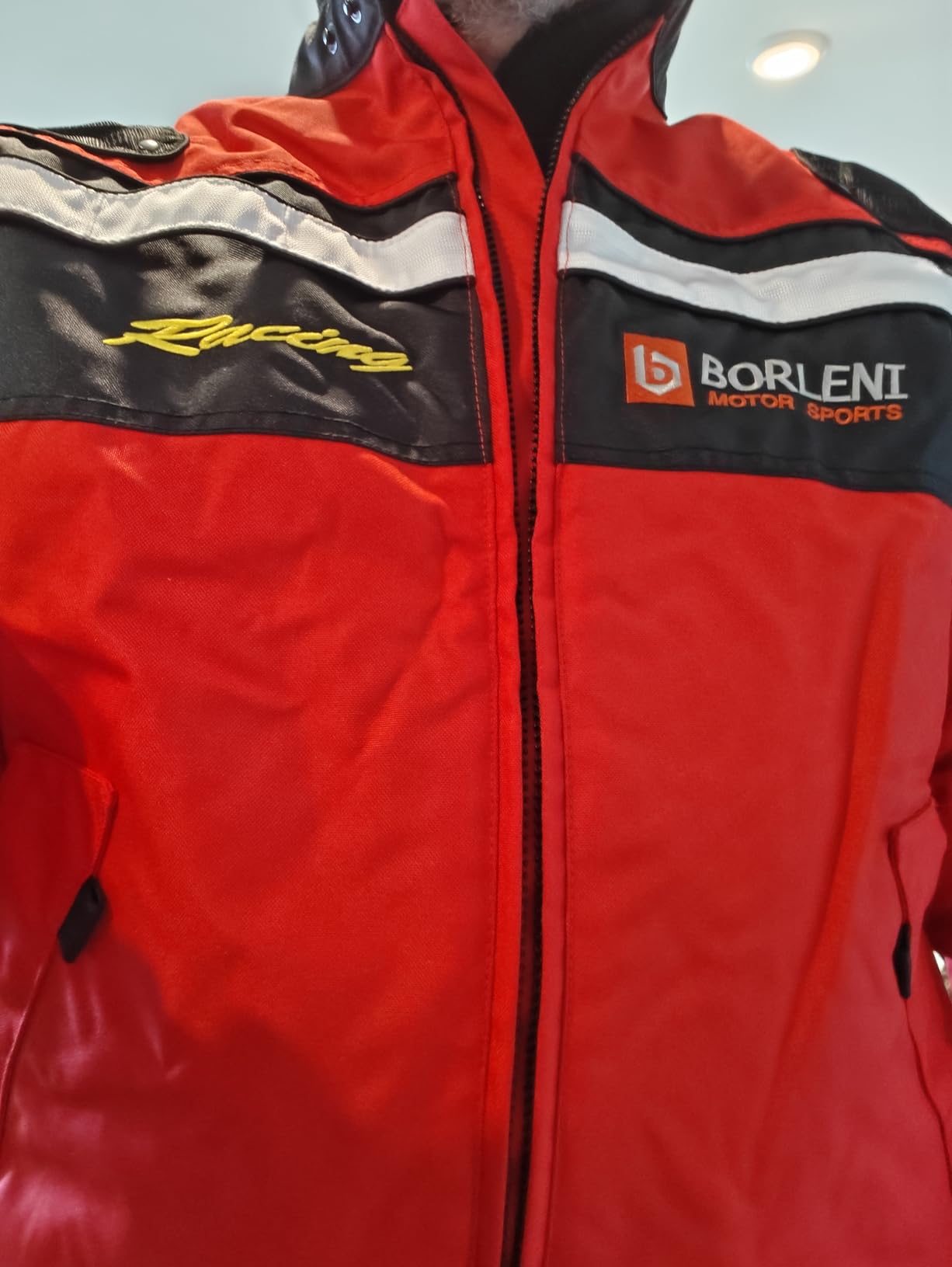 BORLENI Motorcycle Jacket Motorbike Riding Jacket Windproof Motorcycle Full Body Protective Gear CE Approved All Season customer photo 2