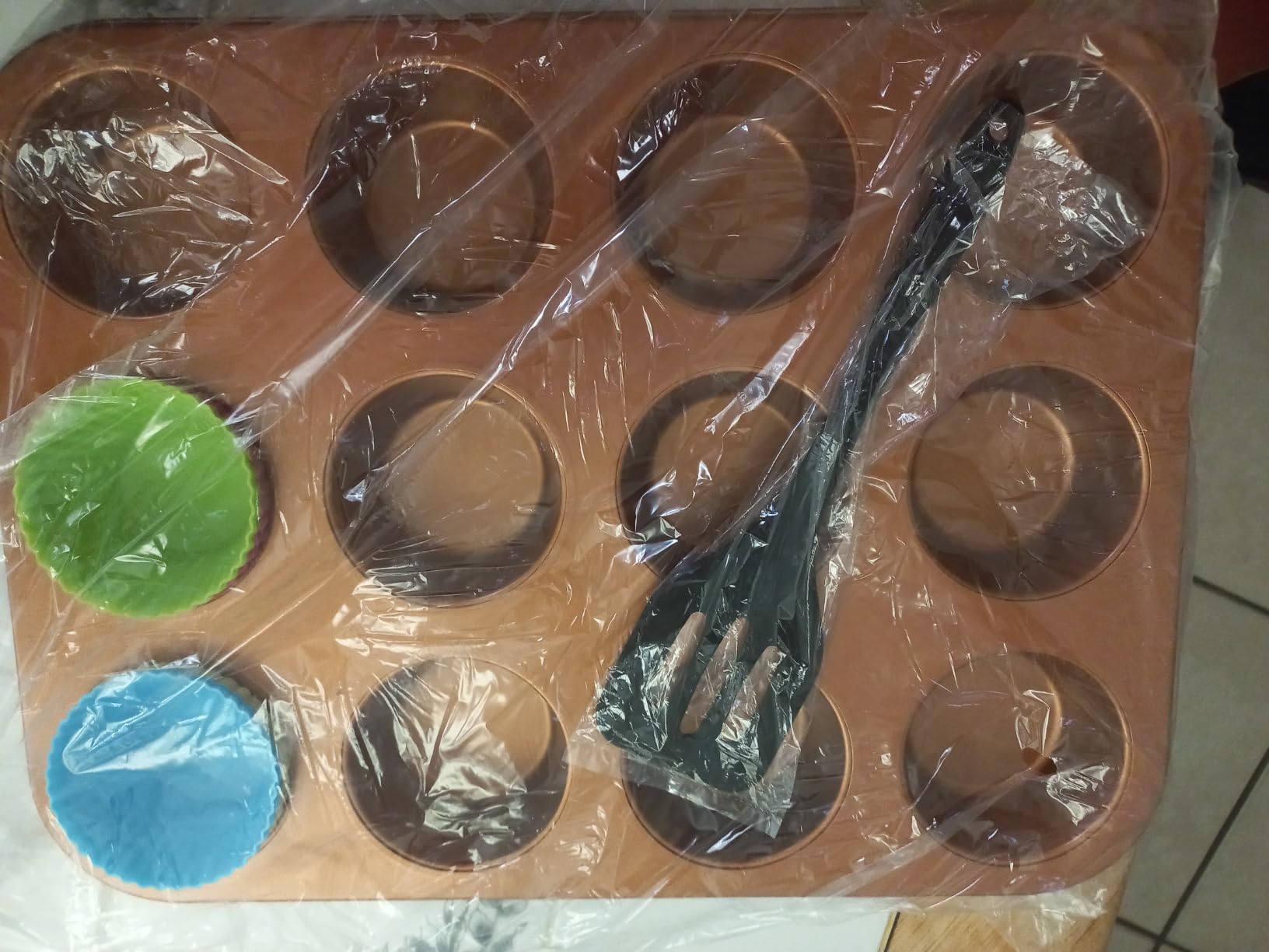 Baking Pans Set 6-Pieces, Non Stick Bakeware Sets for Baker, Golden | Stackable Baking Set customer photo 2