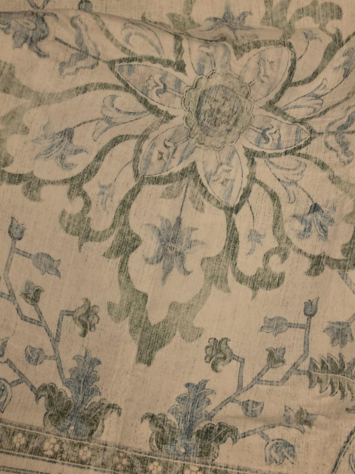 RELEANY Area Rugs 8'x10' Washable Non-Slip, Floral Vintage Distress Medallion Carpet for Living Room Bedroom Dining Room, Terracotta Burnt Orange Green customer photo 1