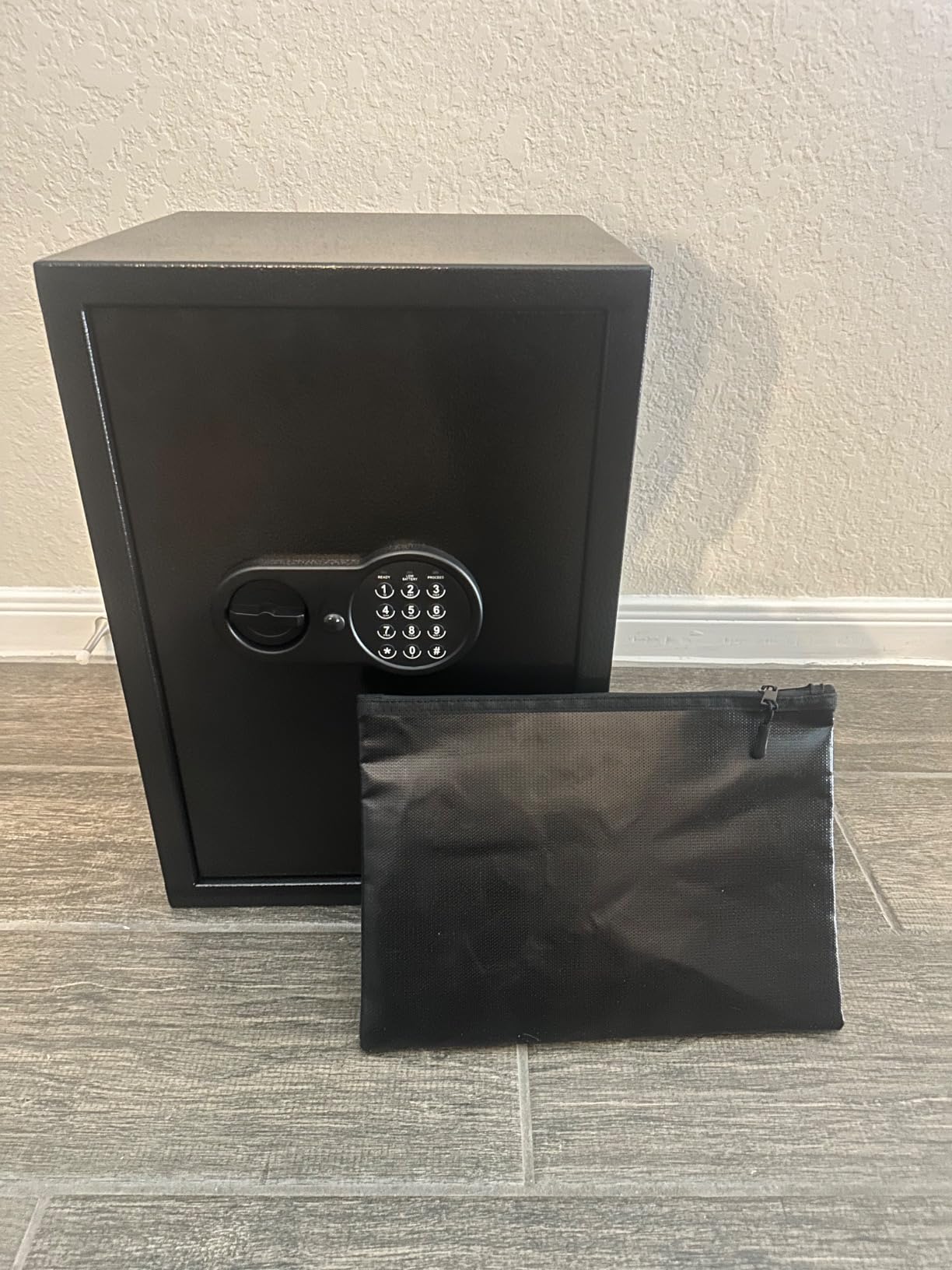 23.62'' Tall Extra Large Home Safe Box, Safe with Fireproof Waterproof Document Bag, Digital Keypad and 3 Removable Steel Shelves, Security Box for Money Medicines Jewelry Valuables customer photo 2