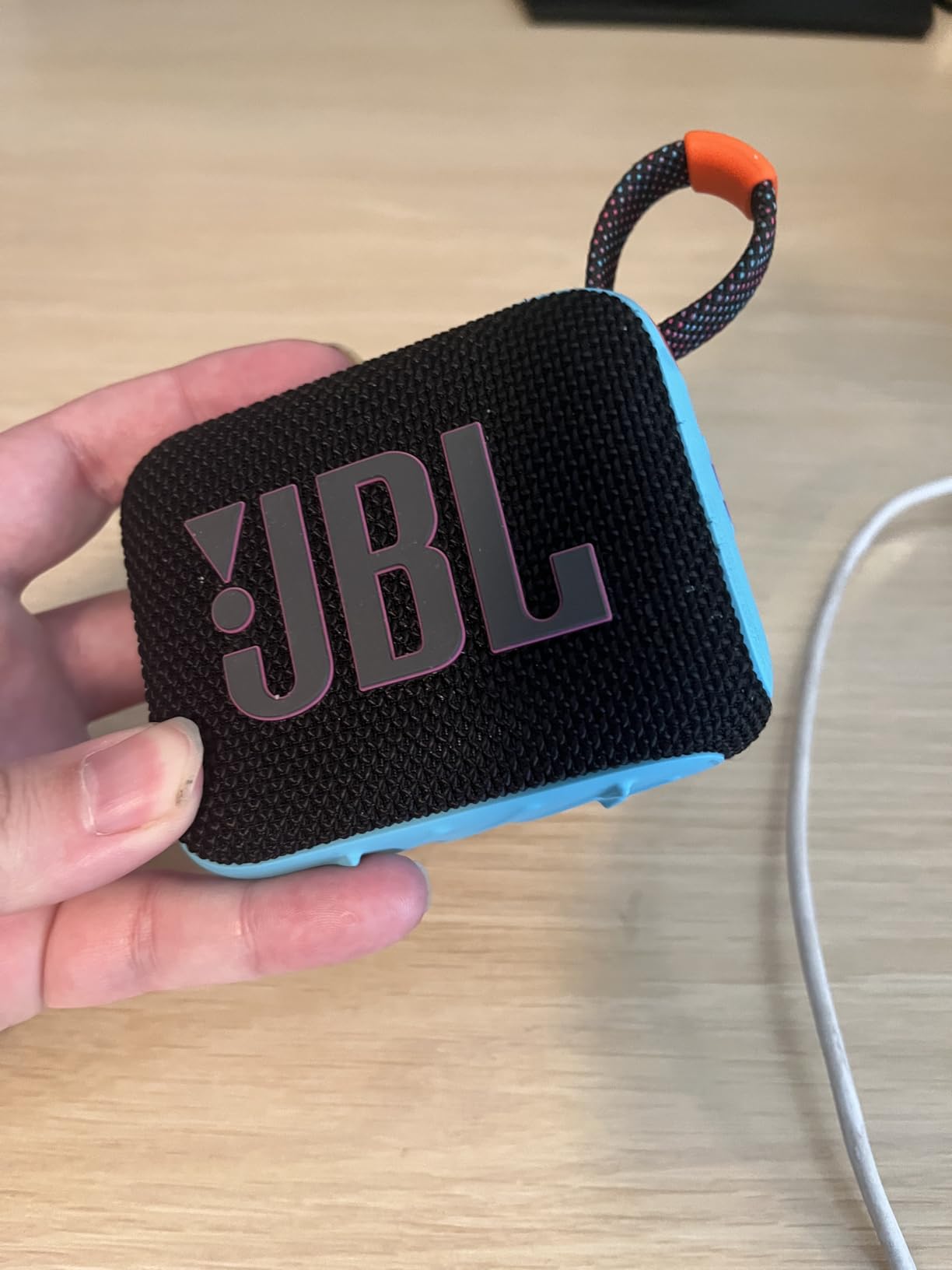 JBL Go 4 - Ultra-Portable, Waterproof and Dustproof Bluetooth Speaker, Big JBL Pro Sound with Punchy bass, 7-Hour Built-in Battery, Made in Part with Recycled Materials customer photo 2