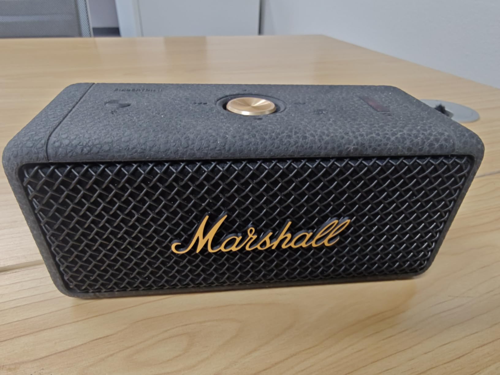 Marshall Emberton II Portable Bluetooth Speaker - Rugged Waterproof/Dust-Proof Design, Loud Stereo Sound, Deep Bass, Compact and Wireless for Travel and Outdoors - Black and Steel customer photo 2