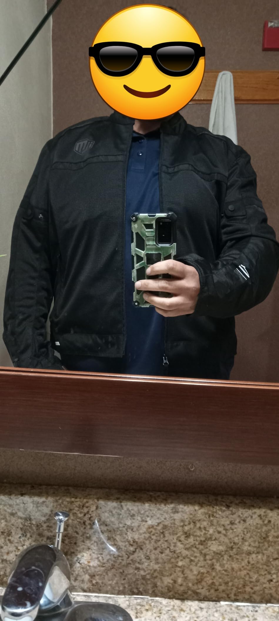 ILM Motorcycle Riding Jacket with Mesh CE Armor and Detachable Thermal Liner Dual Sport All Season for Men Model JAM1 customer photo 2