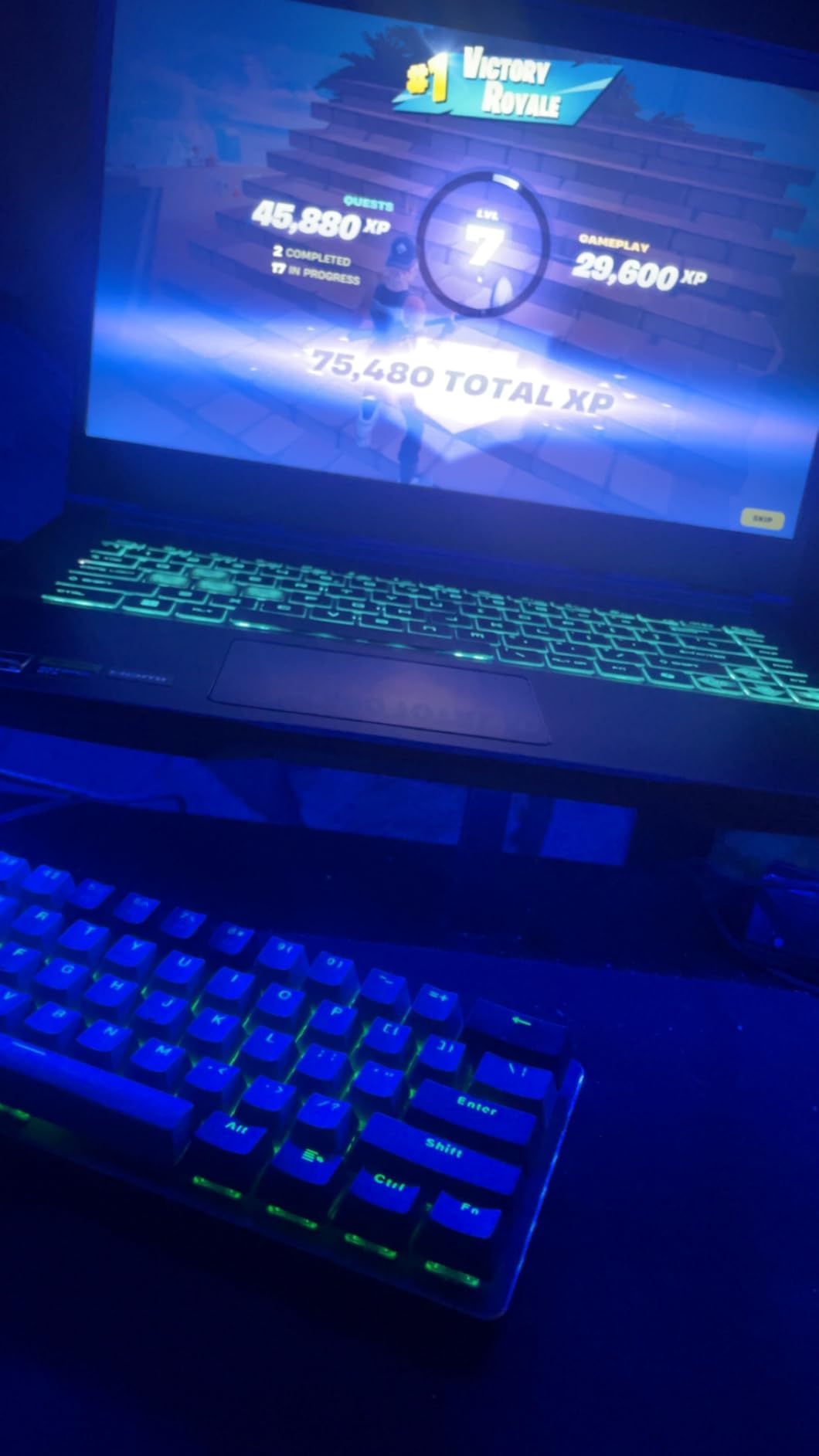 Thin A15 15.6 inch 144Hz FHD Gaming Laptop: Ryzen 5-7535HS, NVIDIA Geforce RTX 2050, 8GB DDR5, 512GB NVMe SSD, Cooler Boost 5, Win 11, Black B7UCX-218US customer photo 1