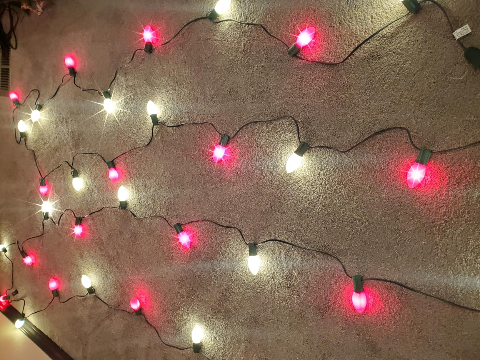 Vintage Christmas Lights Outdoor, 150Ft C9 String Lights with 150 LED Bulbs | Waterproof Shatterproof Connectable Commercial Christmas Tree Lights for Outside Roofline Patio Yard Home Decor, Multicolor customer photo 2