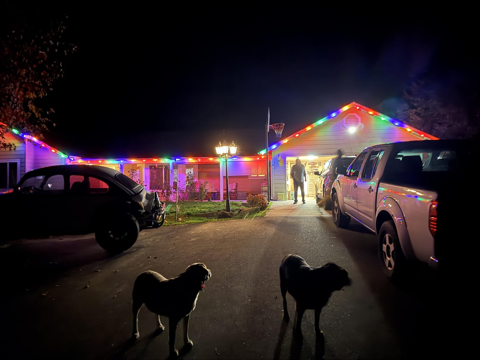 Vintage Christmas Lights Outdoor, 200Ft C9 String Lights with 100 LED Bulbs | Waterproof Shatterproof Connectable Commercial Christmas Tree Lights for Outside Roofline Patio Yard Home Decor, Multicolor customer photo 1