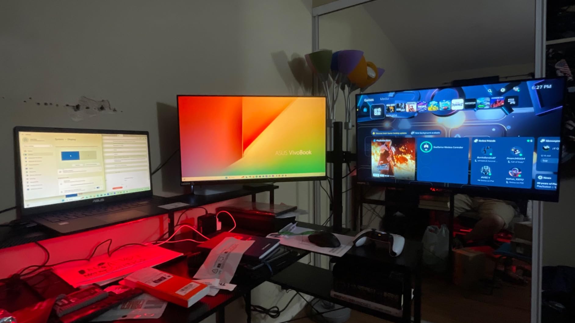 2X Pack - 24 Inch Monitor FHD 100Hz Computer Monitor, HDMI X2 100% sRGB Build-in Speakers, Wall Mount, Tilt, Professional and Gaming Monitor - Machine Black customer photo 2