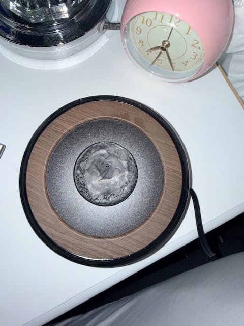 Gaiatop Coffee Mug Warmer for Desk, Beverage Heating Plate - Wood | 3 Temp Settings, 2-9Hrs Timer, 3 Color Light, Digital Display, Stocking Stuffers, for Candle Tea Milk customer photo 2