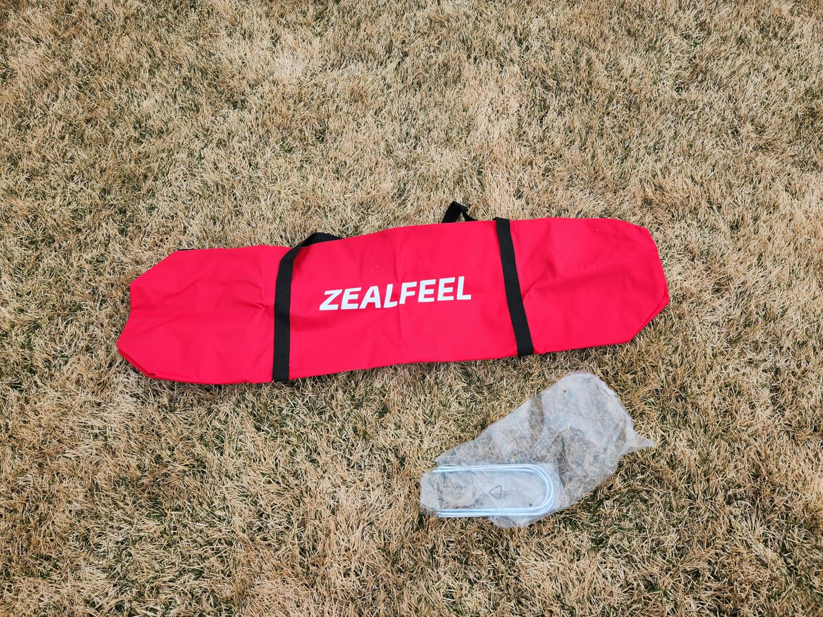 ZEALFEEL Volleyball Net, 12ft/20ft Volleyball Training Net for Backyard Height Adjustable, Portable Freestanding Practice Net for Hitting & Serving Drills, Pop up Net with Carry Bag for Indoor Outdoor customer photo 2