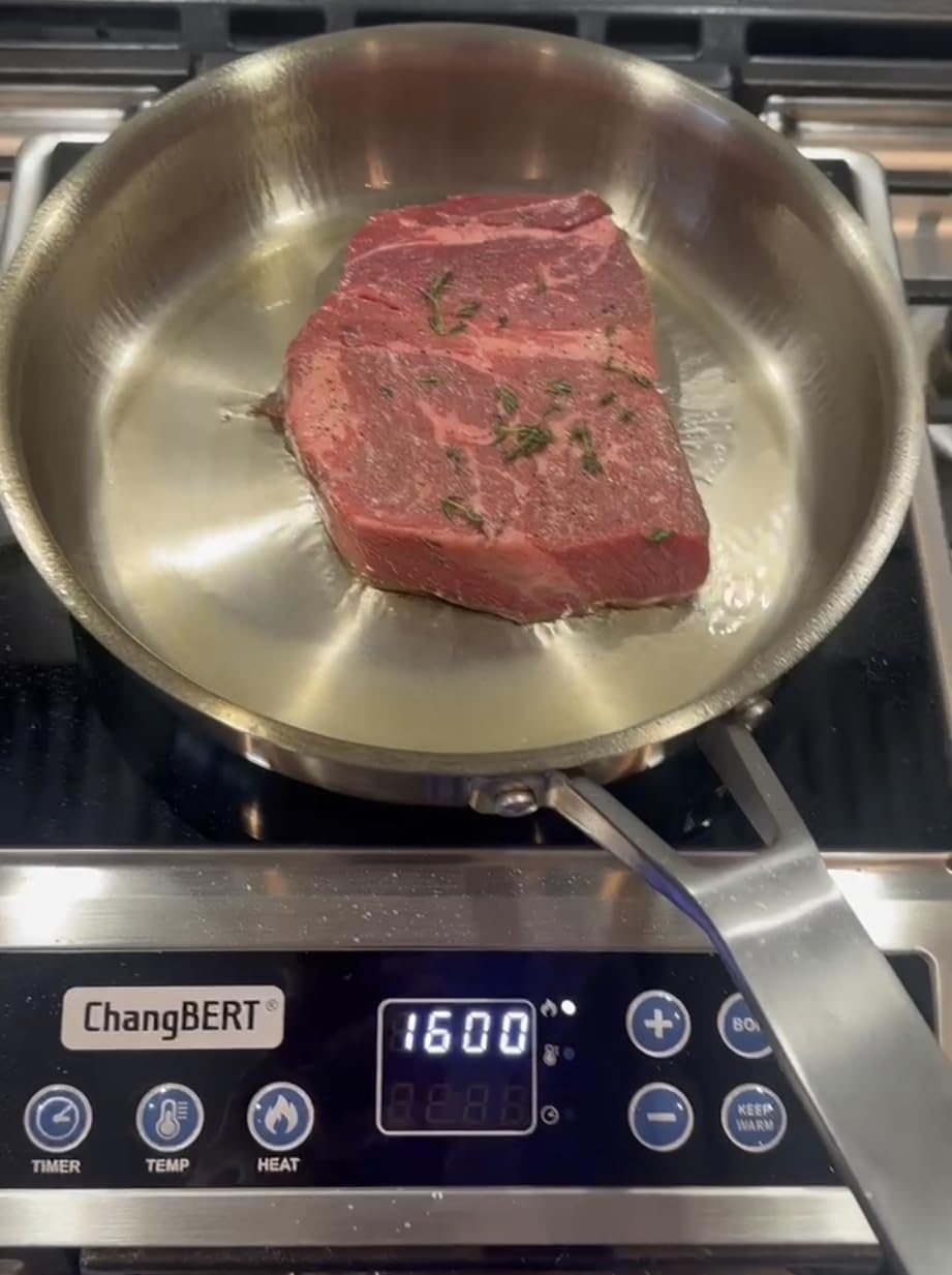 ChangBERT Portable Induction Cooktop Enhanced Version, One-Click Max Power 1800W Large Heating Coil Burner, Precise Temperature Control, NSF Certified Commercial Grade Low Noise Hot Plate customer photo 2